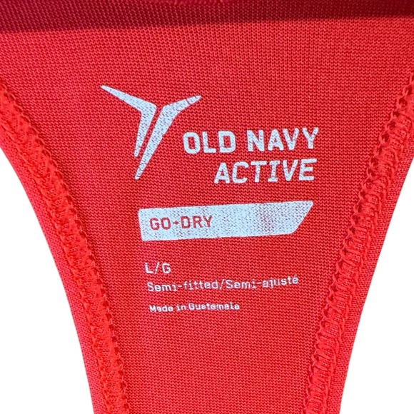 🦩5/$30🦩 Bright Orange Women’s Old Navy Running Tank - Picture 3 of 3